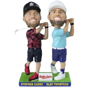 Golden State Warriors 2024 Curry and Klay Golf Bros Bobblehead Bobble SGA 1.4.24